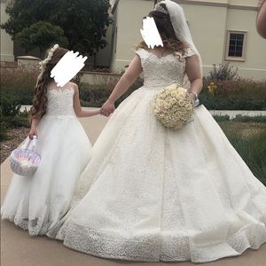 Wedding dress . Bride . Bridal dress